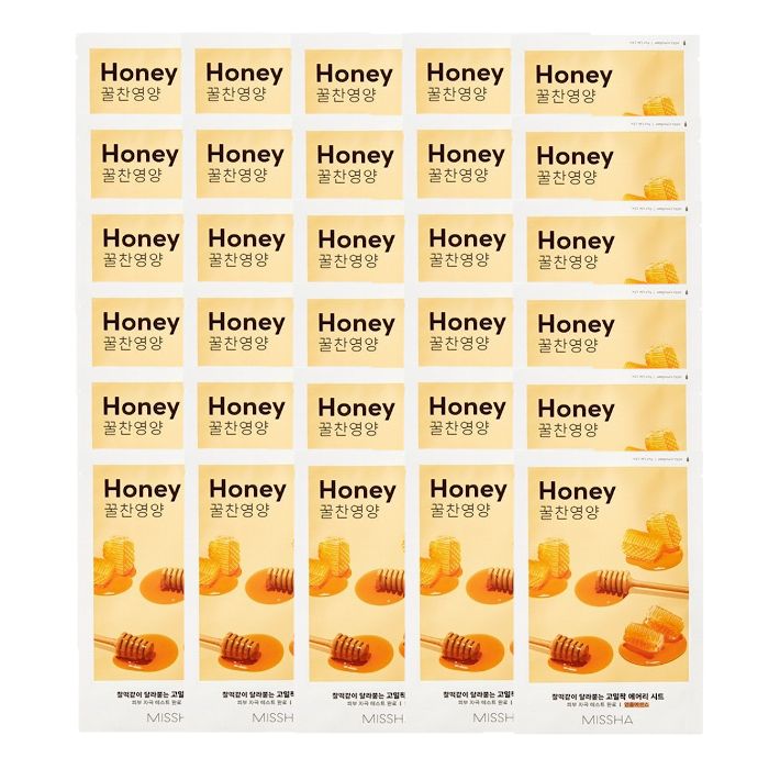 MISSHA Airy Fit Sheet Mask - Honey - 1pc (30ea) Set