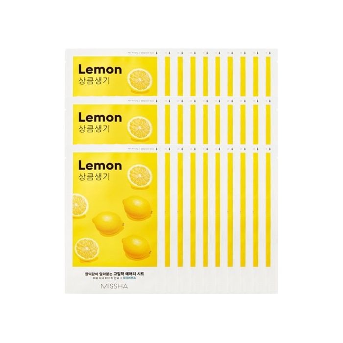 MISSHA Airy Fit Sheet Mask - Lemon - 1pc (30ea) Set
