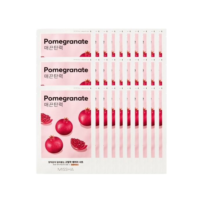 MISSHA Airy Fit Sheet Mask - Pomegranate - 1pc (30ea) Set