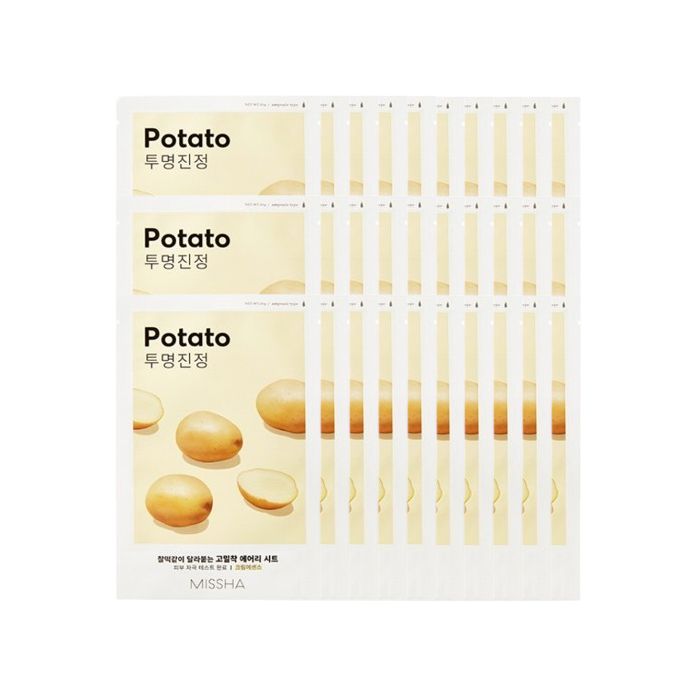 MISSHA Airy Fit Sheet Mask - Potato - 1pc (30ea) Set
