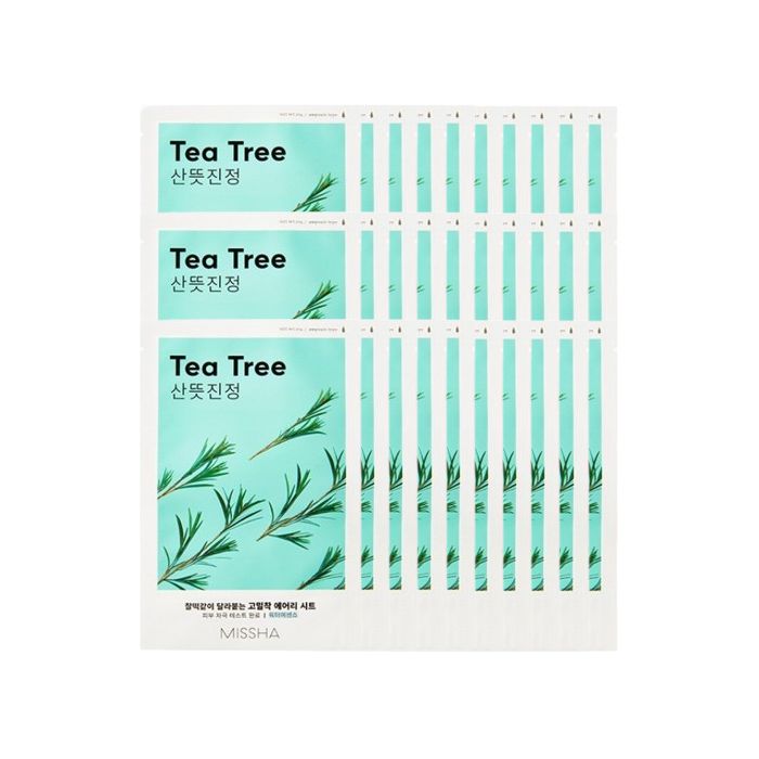 MISSHA Airy Fit Sheet Mask - Tea Tree - 1pc (30ea) Set