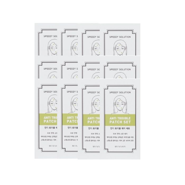MISSHA Speedy Solution Anti-Trouble Patch (12ea) Set