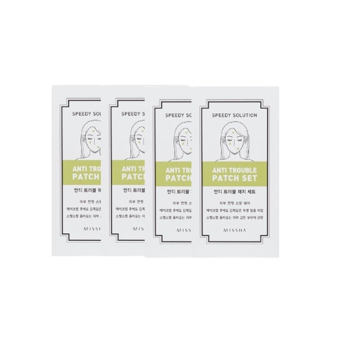 MISSHA Speedy Solution Anti-Trouble Patch (4ea) Set