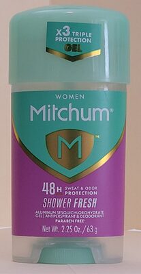 Woman shower fresh antiperspirant and deodorant
