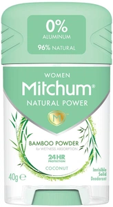 Mitchum Women 24hr Natural Vegan Deodorant Stick With 96% Natural Ingredients Aluminium Free