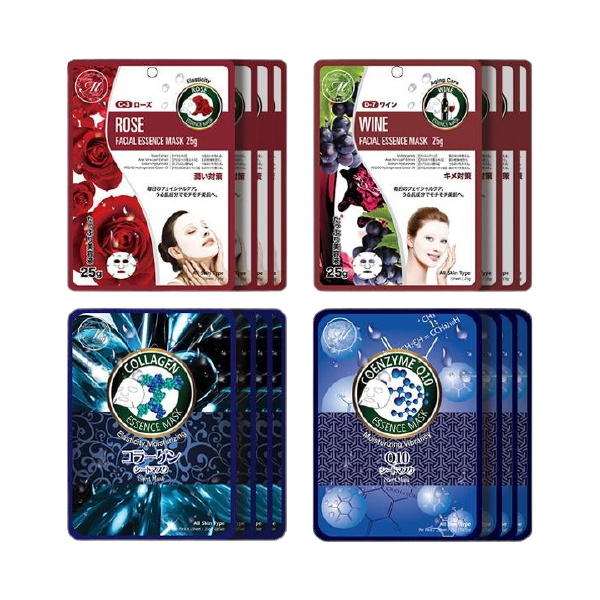 MITOMO Facial Moisturizing Skincare Beauty Face Mask Sheet Bundles - 16pcs