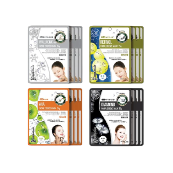 MITOMO Facial Pore-Tightening Skincare Beauty Face Mask Sheet Bundles - 16pcs