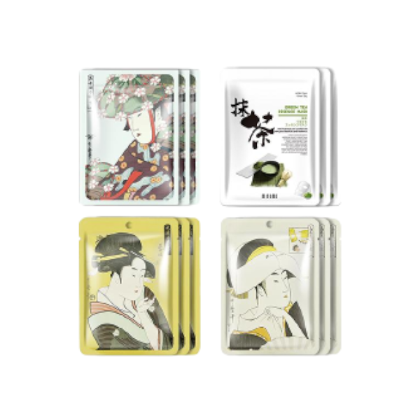 MITOMO Japan UKIYOE Mask Trial Set Type A - 12pcs
