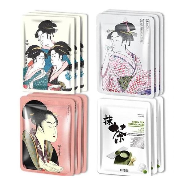 MITOMO Japan UKIYOE Mask Trial Set Type G - 12pcs