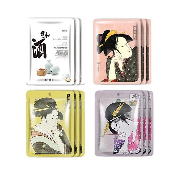 MITOMO Japan UKIYOE Mask Trial Set Type H - 12pcs