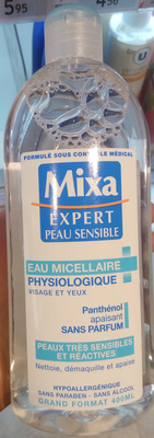 Eau micellaire physiologique visage et yeux