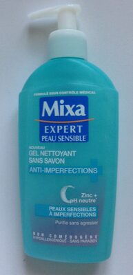 Gel nettoyant sans savon anti-imperfections