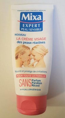 La crème visage des peaux réactives
