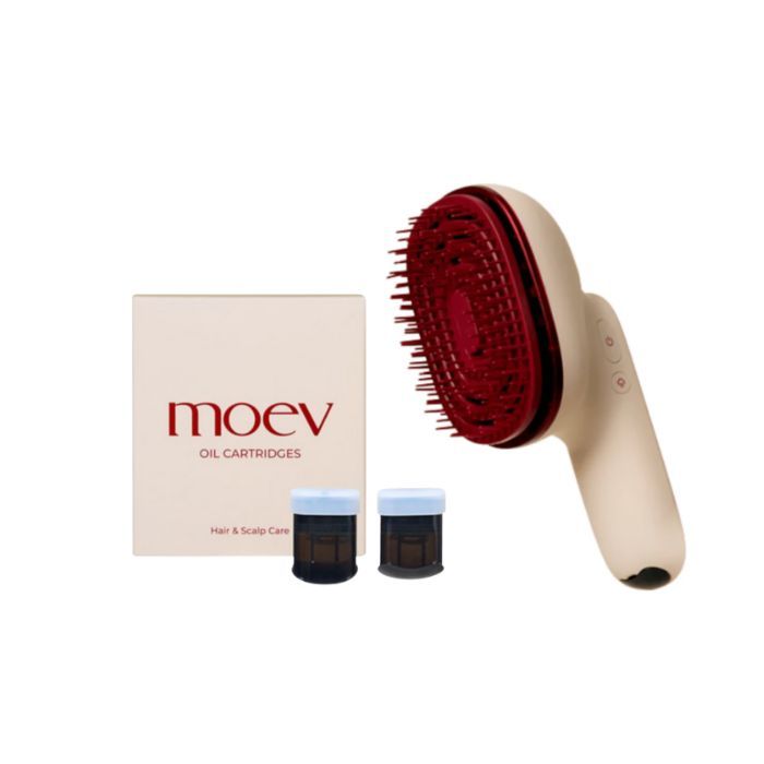 MOEV Hair Steamer Pro + Oil Cartridges Refill Set