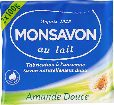 Monsavon Savon Lait & Amande Douce 2x100g