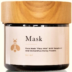 Moon Rune Face Mask "Fleur Miel" With Tocopherol And Osmanthus Honey Flowers