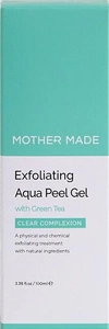 MOTHER MADE Exfoliating Aqua Peeling Gel Exfoliator For Face With Green Tea