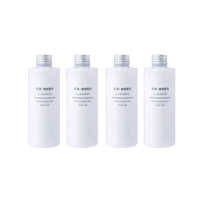 MUJI Sensitive Skin Moisturising Milk - Moisture (4ea) Set