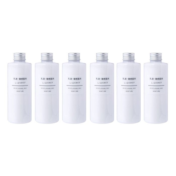 MUJI Sensitive Skin Moisturising Milk - Moisture (6ea) Set