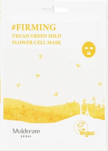 Muldream Seoul Vegan Green Mild Flower Cell Mask