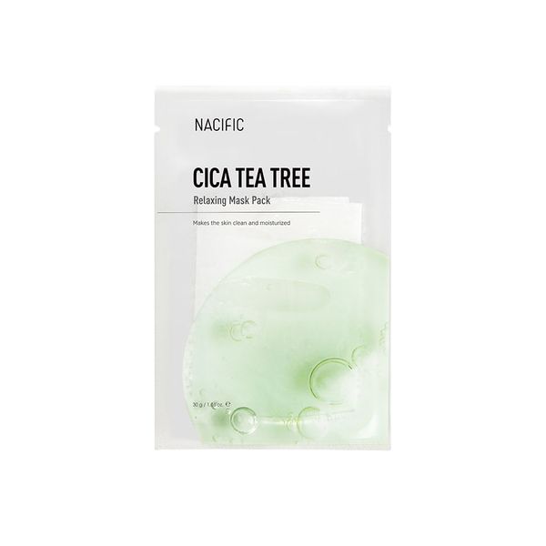 Nacific Cica Tea Tree Relaxing Mask Pack - 30g*10pc
