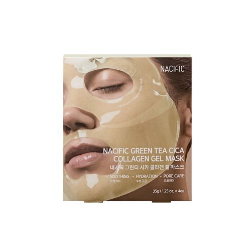 Nacific Green Tea Cica Collagen Gel Mask - 35g*1ea