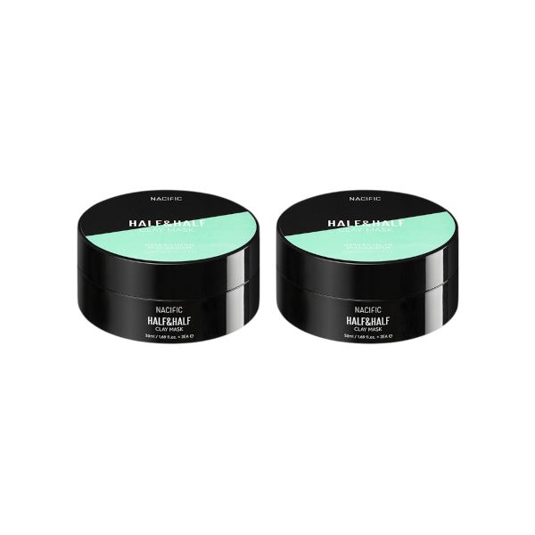 Nacific Half & Half Clay Mask - 50ml*2ea