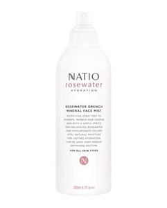Natio Rosewater Hydration Drench Mineral Face Mist