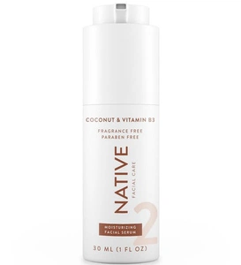 Native Moisturizing Facial Serum With Niacinamide & Coconut Extract, Fragrance Free
