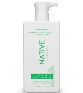 Native Unscented Sensitive Facial Cleanser