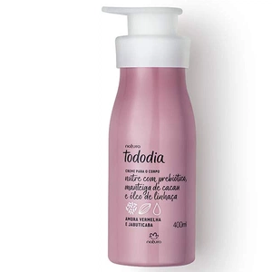 Natura Creme Desodorante Nutritivo Para O Corpo Amora Vermelha E Jabuticaba