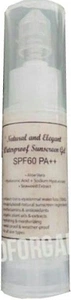 NATURA ORGANICS Waterproof Sunblock Gel Spf60 Sunscreen Natura Organics