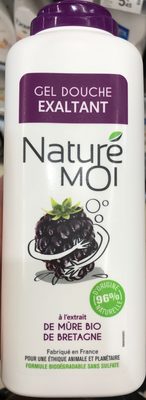 Gel douche exaltant à l'extrait de mûre bio de Bretagne