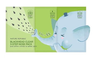 Nature Republic Blackhead Clear 3-step Nose Pack