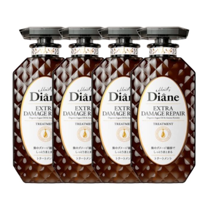 NatureLab Moist Diane Perfect Beauty Extra Damage Repair Treatment - 450ml (4ea) Set"