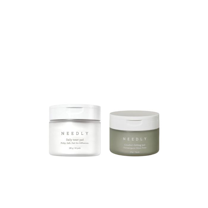 NEEDLY Daily Toner Pad - 280g/60pads + Cicachid Chilling Pad - 200g/ 70ea Set