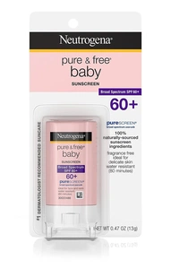 Neutrogena Pure & Free Baby Mineral Sunscreen Stick Spf 60