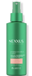 Nexxus Unbreakable Care Root Lift Hair Thickening Spray With Keratin, Collagen, Biotin For Fine And Thin Hair