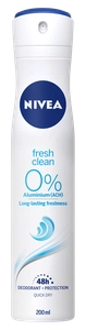 Nivea Fresh Natural 0% Aluminum Deodorant-Protection