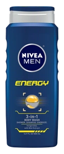 NIVEA MEN Energy 3-in-1 Body Wash