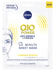 Nivea Q10 Power Anti-wrinkle + Firming 10 Minute Sheet Mask