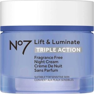 No7 Laboratories Lift & Luminate Triple Action Fragrance Free Night Cream