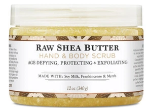 Nubian Heritage Raw Shea Butter, Hand & Body Scrub