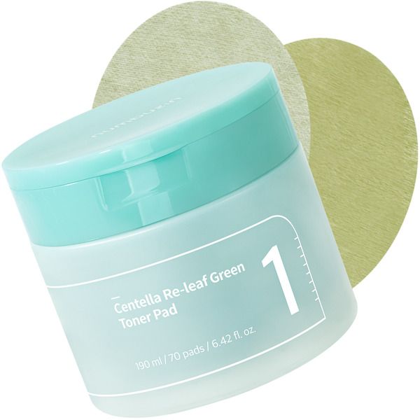 numbuzin No.1 Centella Re-Leaf Green Toner Pad - 190ml/70pads