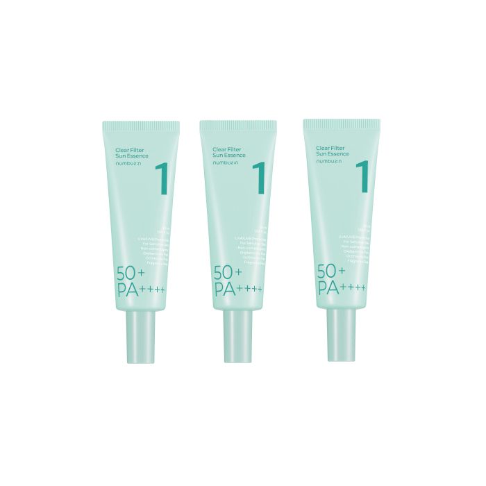 numbuzin No.1 Clear Filter Sun Essence SPF 50+ PA ++++ - 50ml (3ea) Set