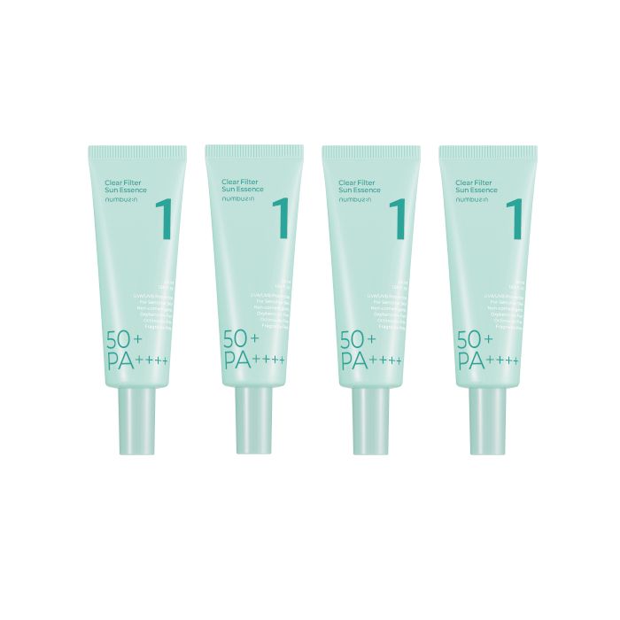 numbuzin No.1 Clear Filter Sun Essence SPF 50+ PA ++++ - 50ml (4ea) Set