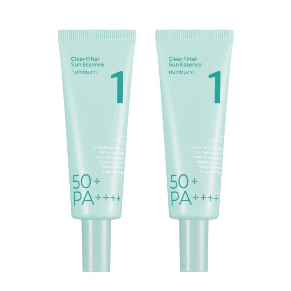 numbuzin No.1 Clear Filter Sun Essence SPF50+ PA++++ (Duo Set) - 50ml+50ml