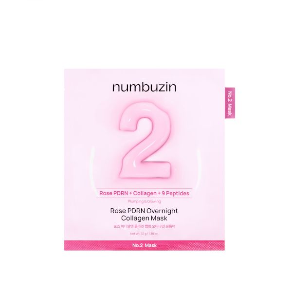 numbuzin No.2 Rose PDRN Overnight Collagen Mask - 1ea