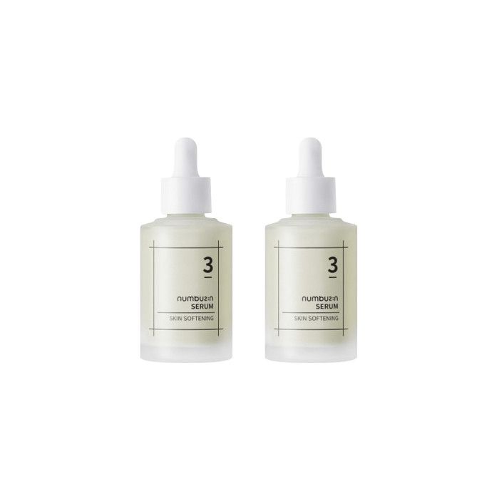 numbuzin No. 3 Skin Softening Serum - 50ml (2ea) Set
