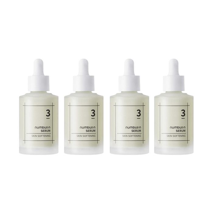 numbuzin No. 3 Skin Softening Serum - 50ml (4ea) Set